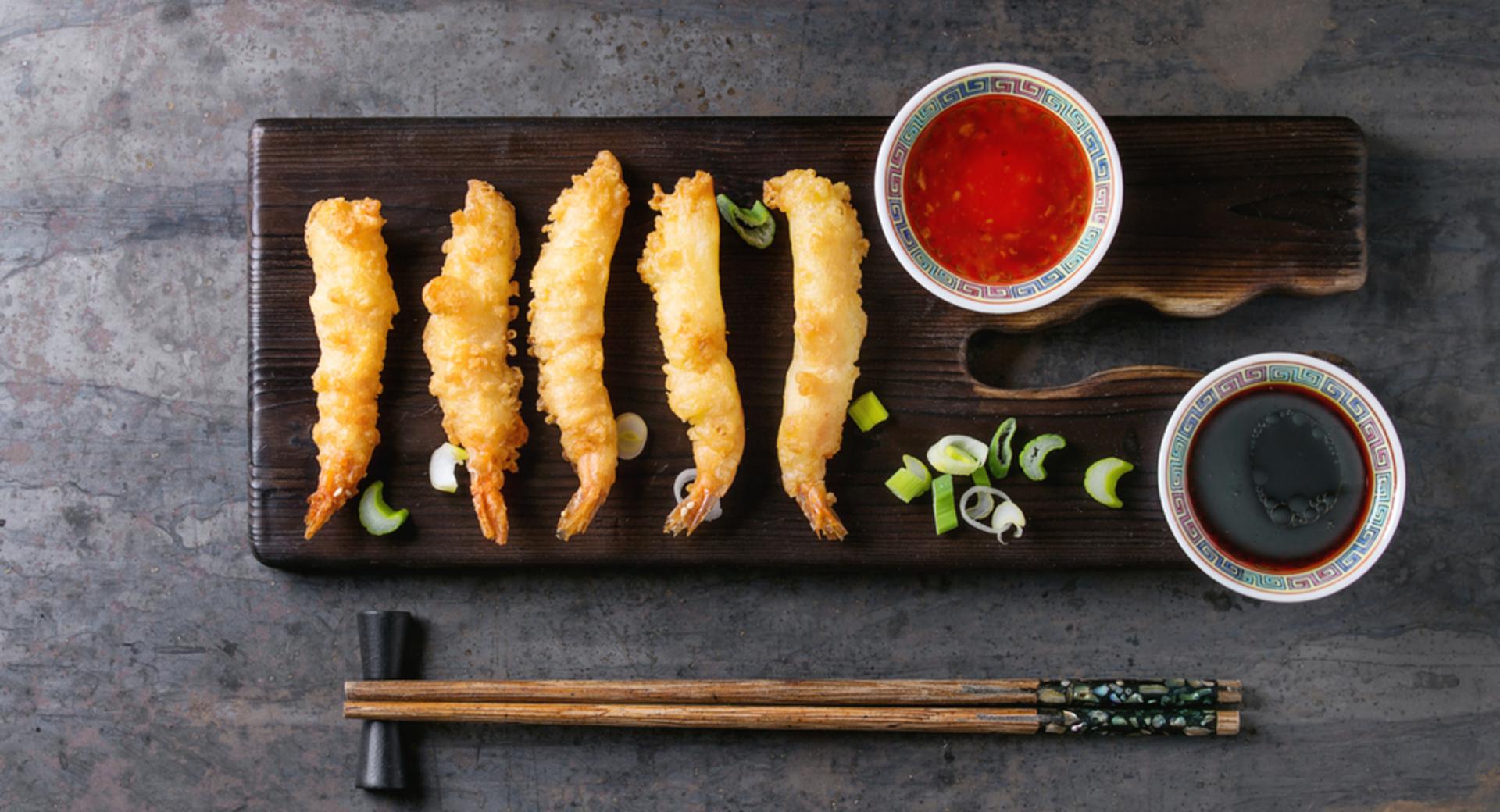 Langoustine tempura