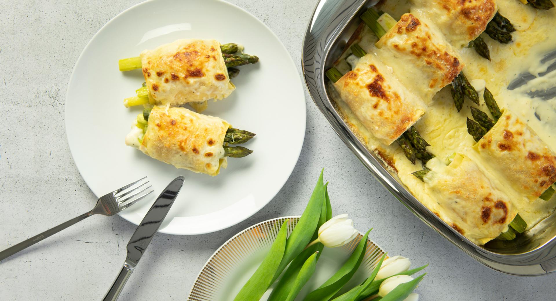 Asparagus cannelloni