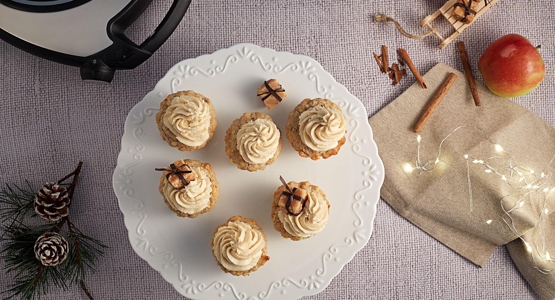 Spiced Apple Cupcake