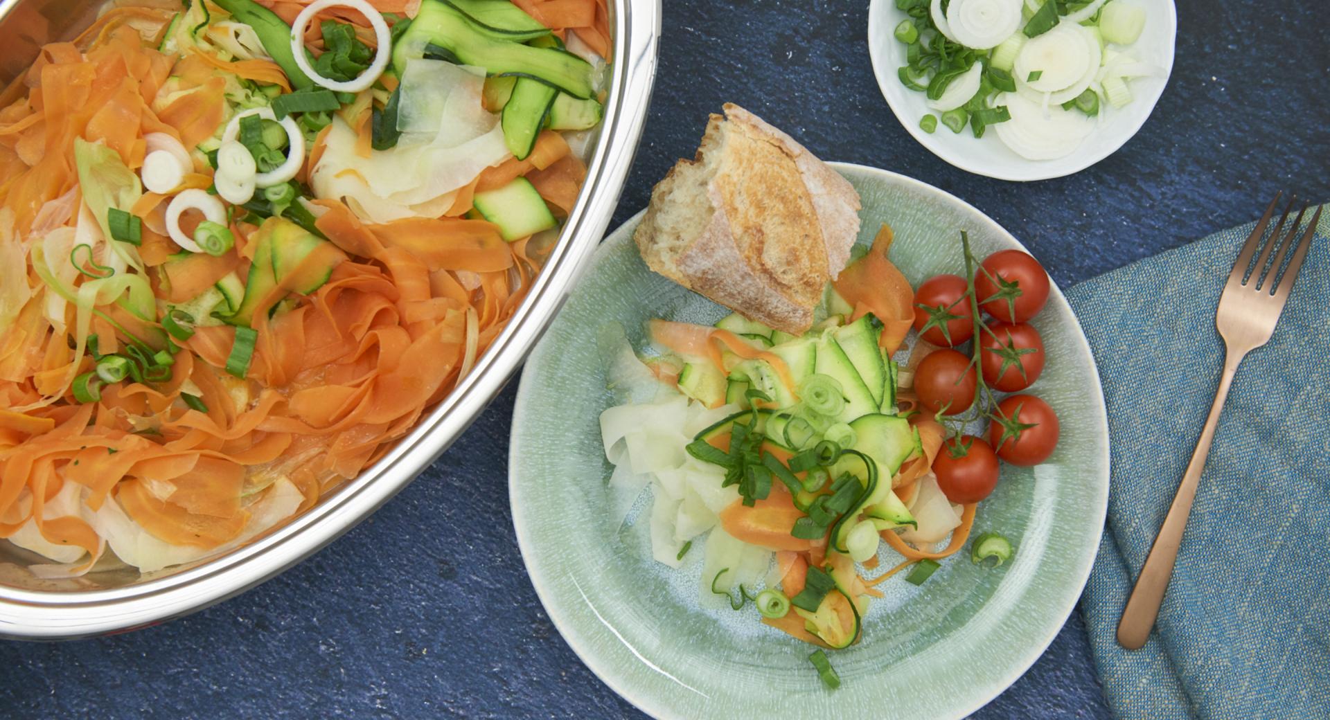 Vegetable spaghetti 