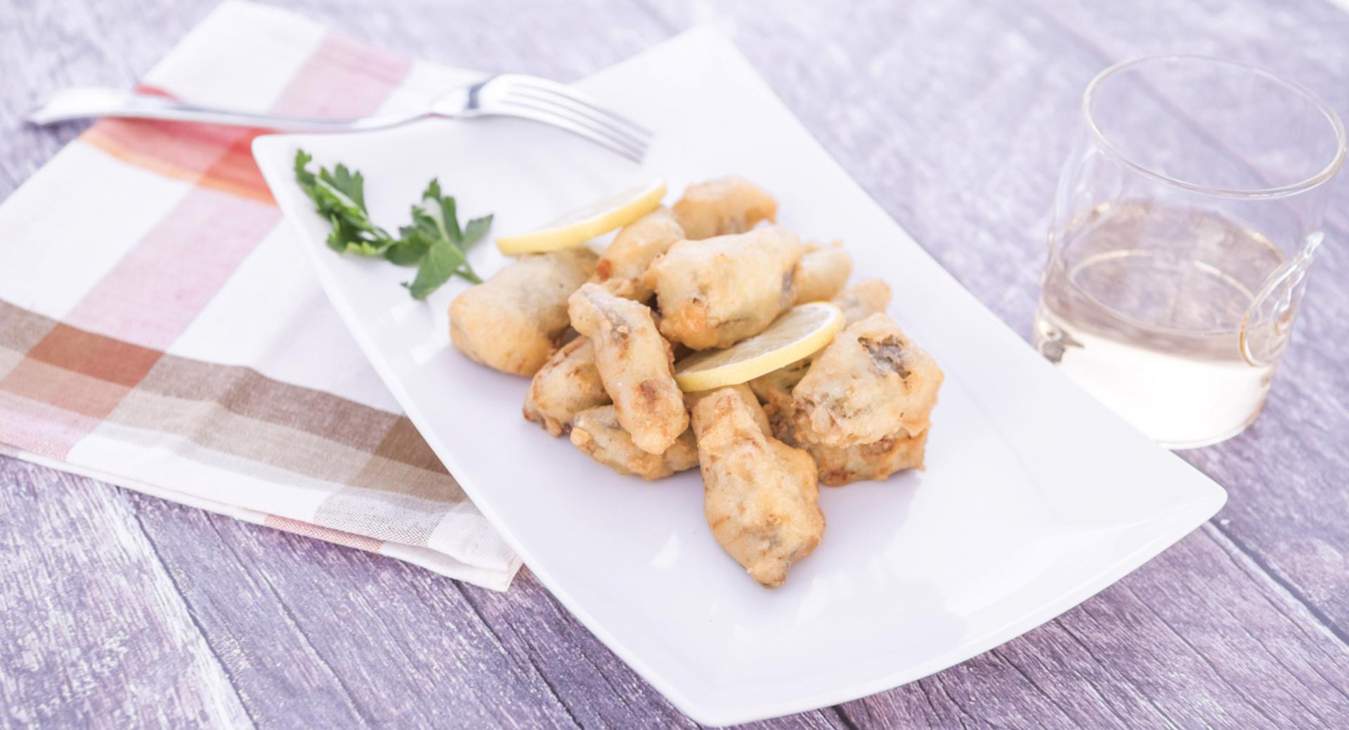 Deep-fried artichokes 