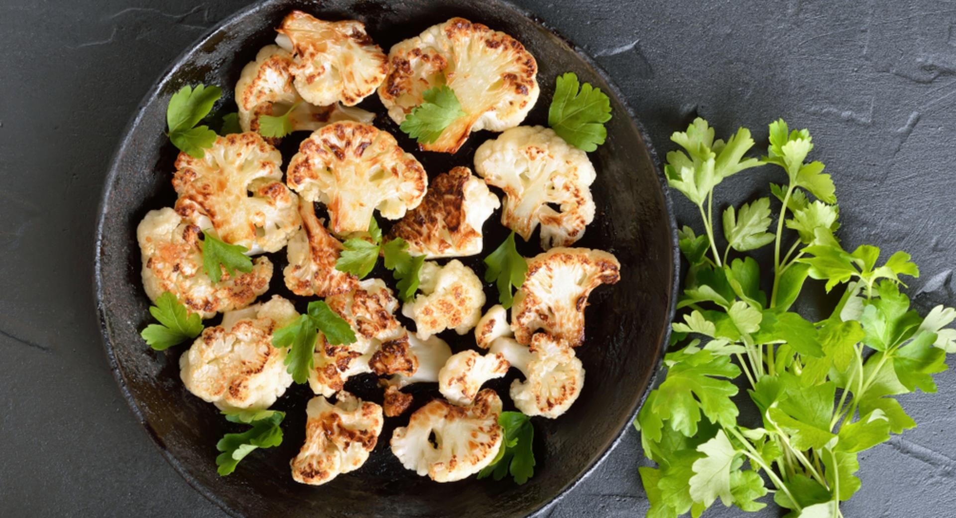 Deep-fried cauliflower