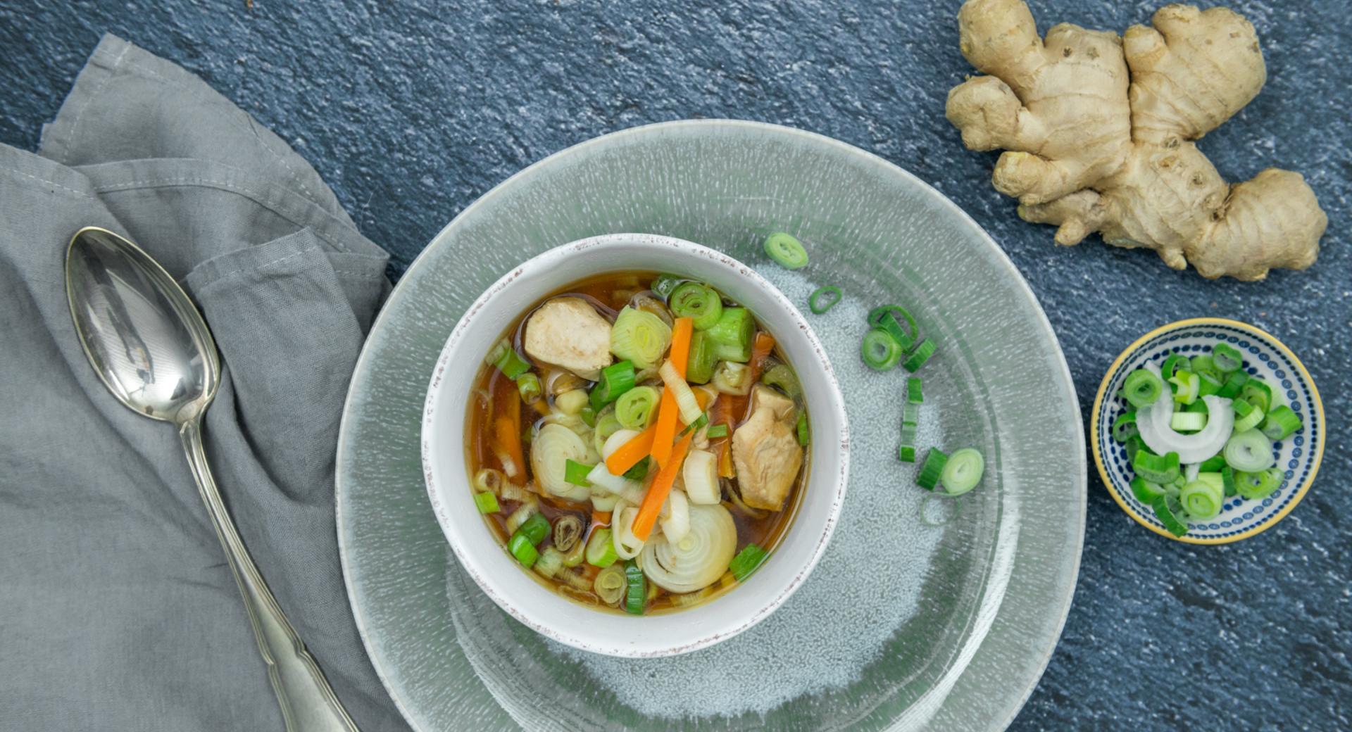 Asian chicken soup 