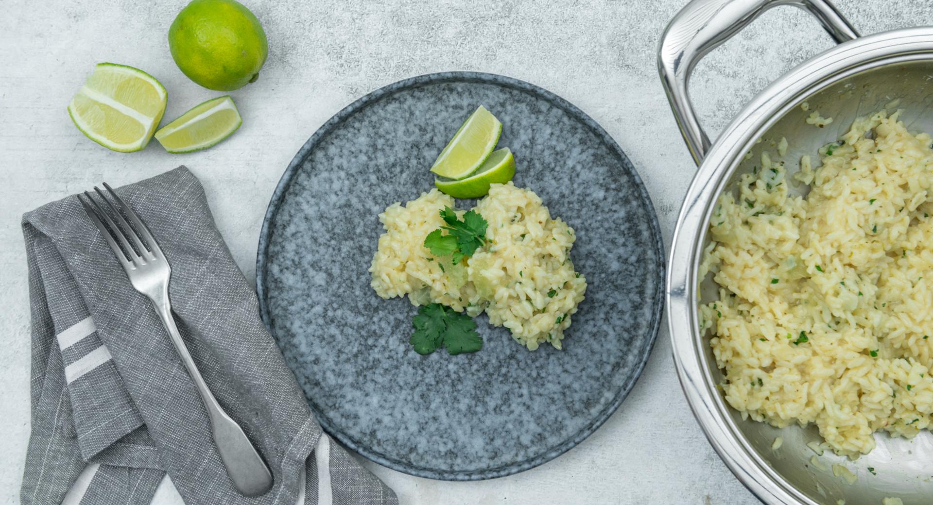 Lime risotto