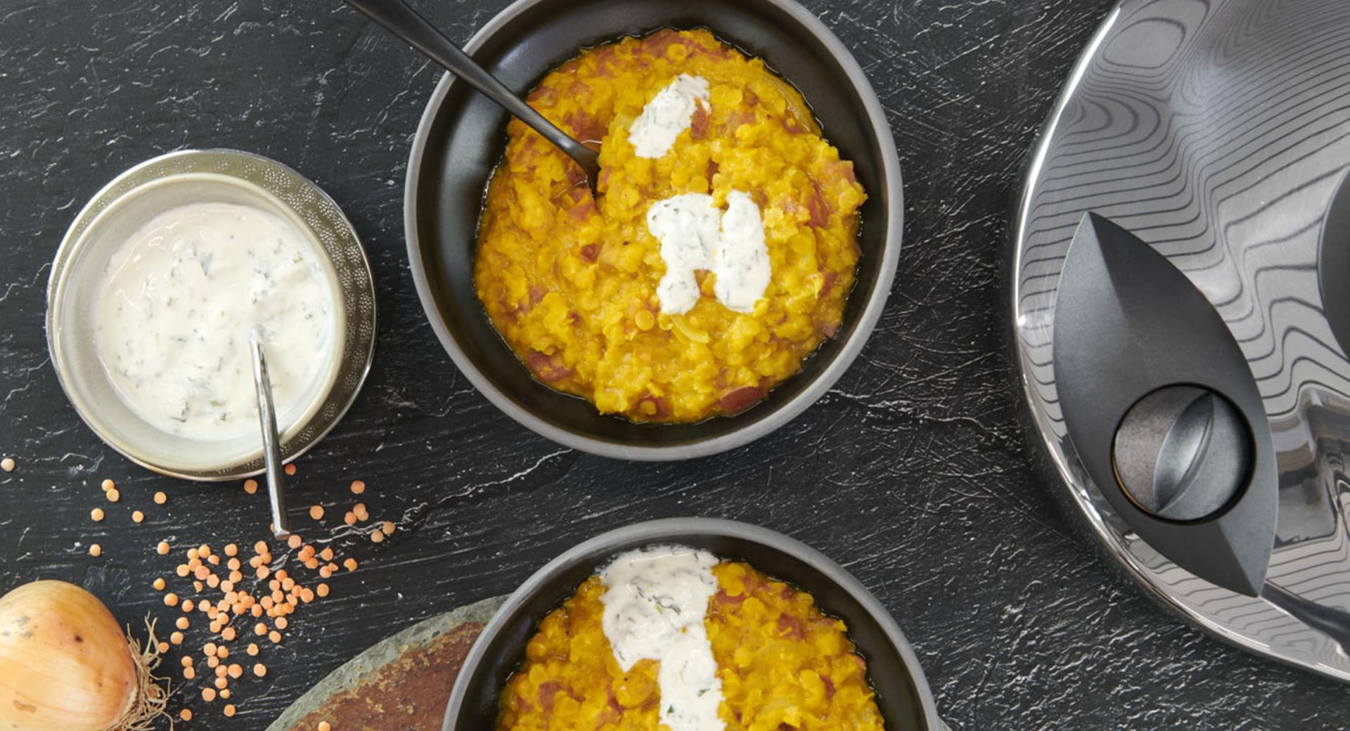 Tomato lentil dal