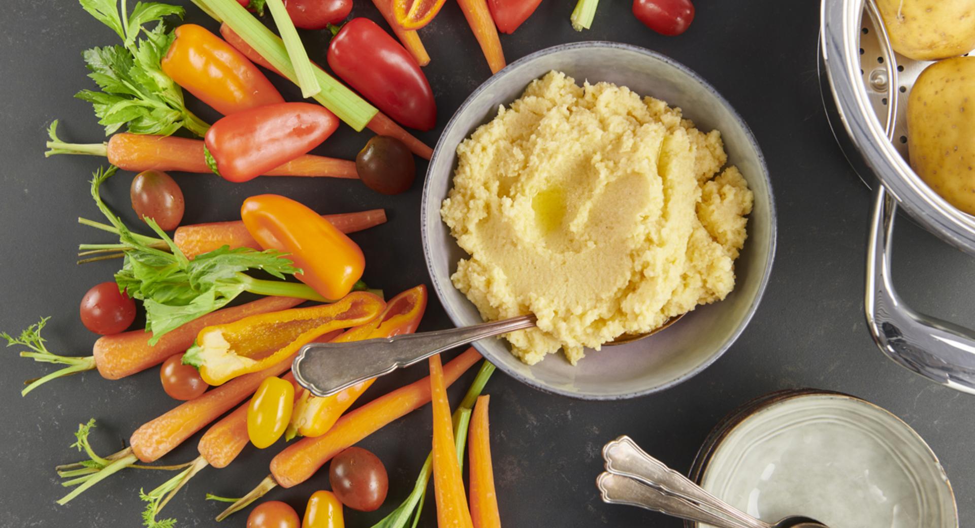 Potato and garlic dip