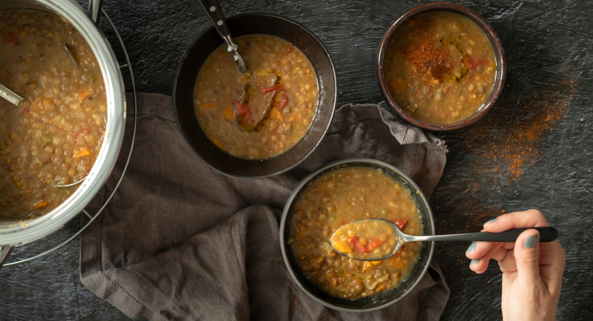 Lentil soup 