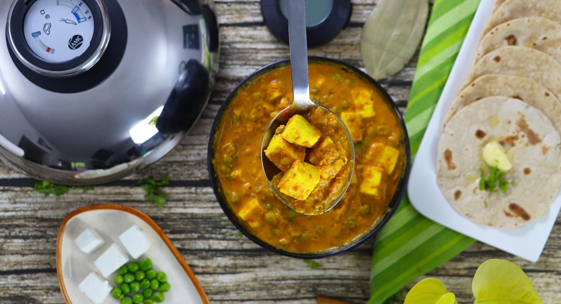 Matar paneer