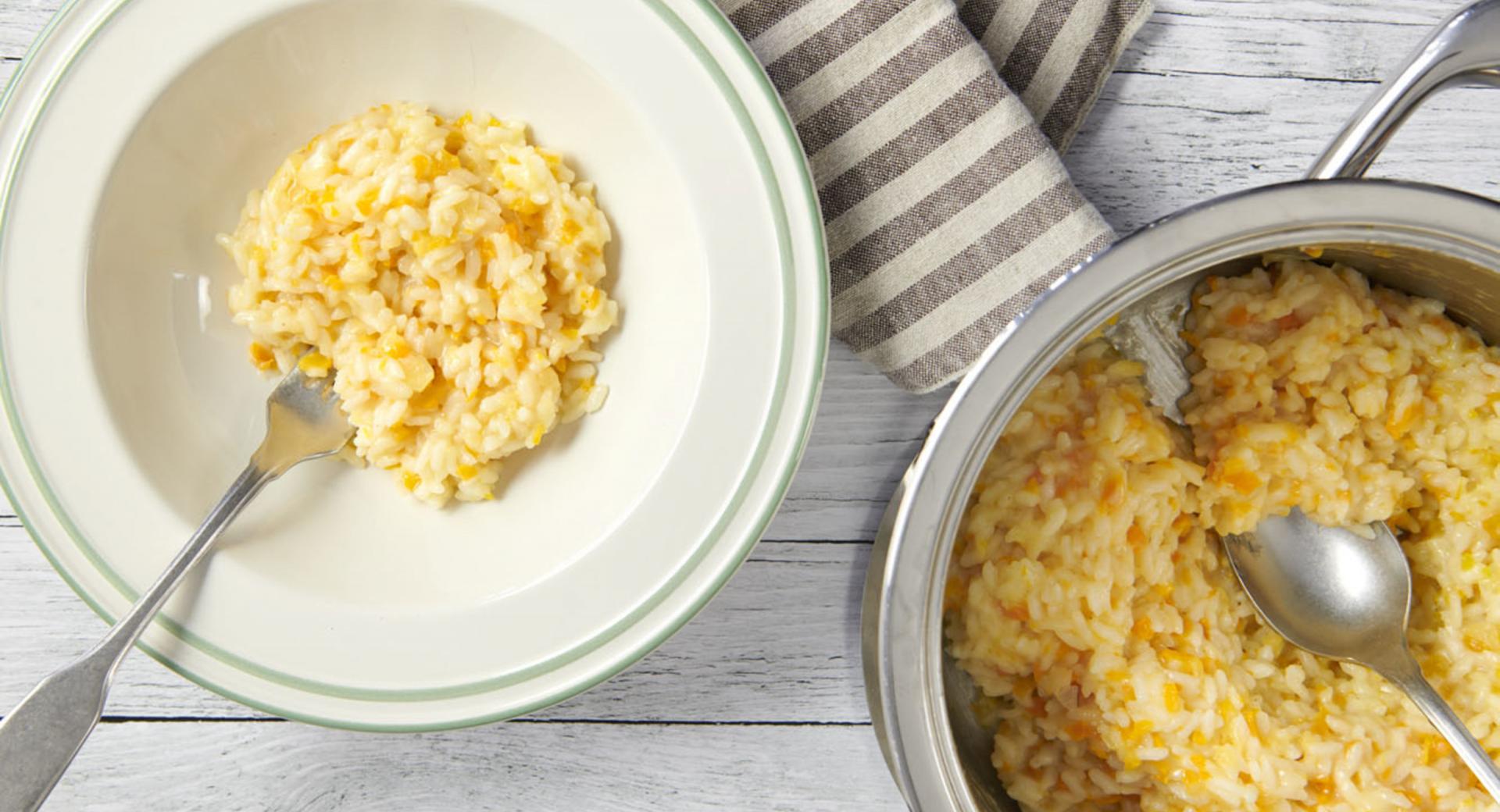 Risotto with carrots