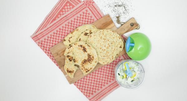 Flatbread with chia seeds