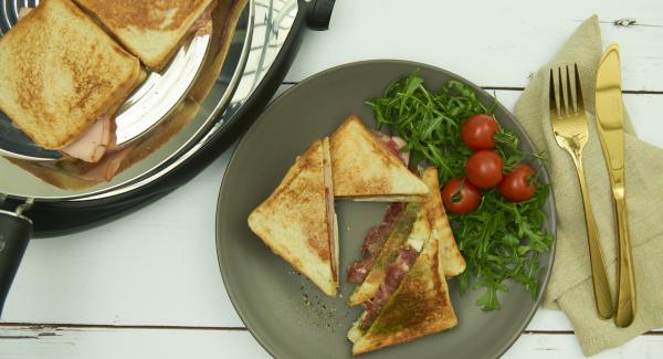 Spicy Panino and Croque Monsieur