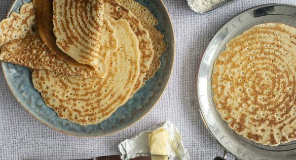 Buckwheat crepes (galettes)