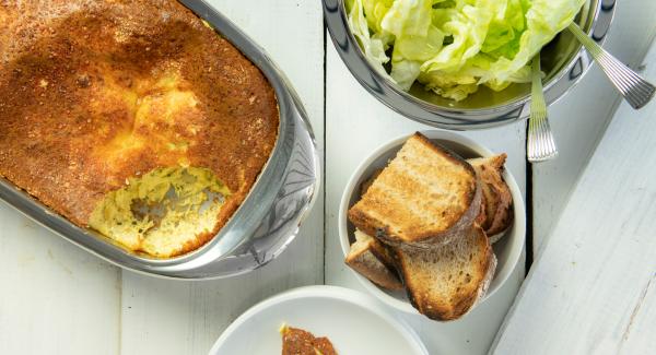 Easy cheese soufflé