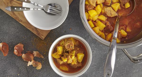 Pork ragout with potatoes