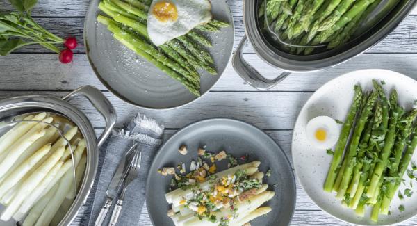 Milanese-style asparagus