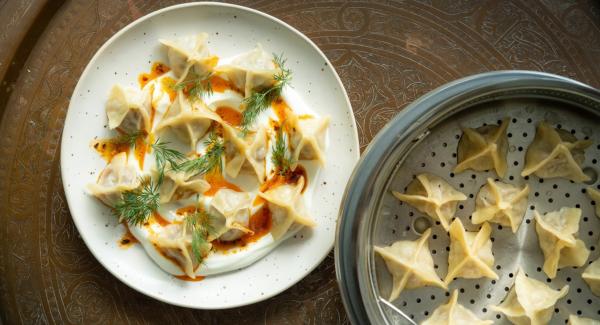 Turkish Dumplings (Manti)