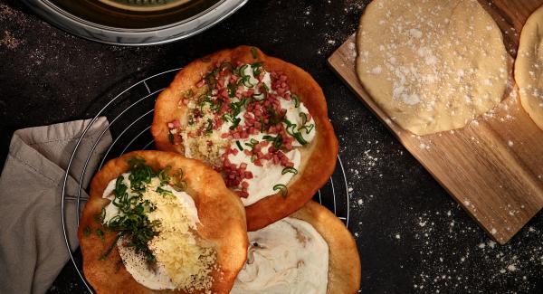 Hungarian lángos