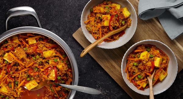 One Pot Bulgur with Paneer