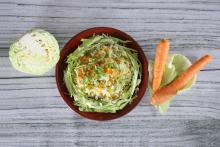 Cabbage carrot Thoran (Cabbage carrot vegetables)